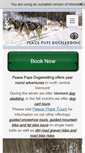 Mobile Screenshot of peacepupsdogsledding.com